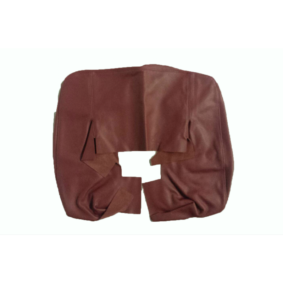 Original front seat cover red leather (seat back closing panel and head rest cover) Citroën SM-4
