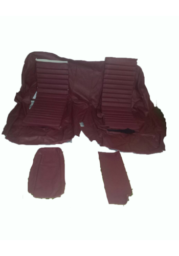  Citroën SM Original rear bench cover red leather (seat: 1 piece back: 4 pieces) Citroën SM 