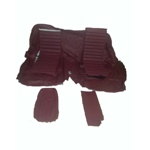  Citroën SM Original rear bench cover red leather (seat: 1 piece back: 4 pieces) Citroën SM 