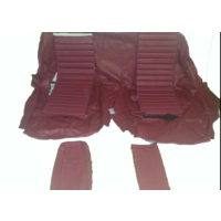 thumb-Original rear bench cover red leather (seat: 1 piece back: 4 pieces) Citroën SM-3