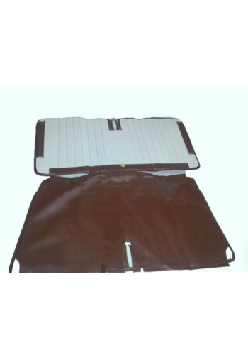  Citroën 2CV Original seat cover set in brown leatherette for foldable rear bench Ami Citroën 2CV 