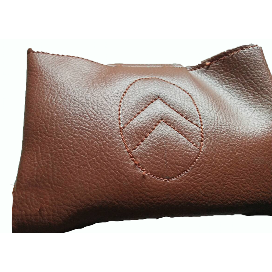 Central armrest brown pvc for Dyane Ami Visa etc Citroën 2CV-4