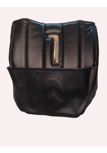  Citroën HY Housse insonorisante recouvrant la separation moteur skai noir couture en bande avec pochette pour carte (logo Citroën) Citroën HY 