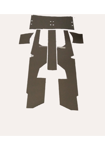  Citroën ID/DS Jeu de garniture de sol 6 pieces gris clair Citroën ID/DS 