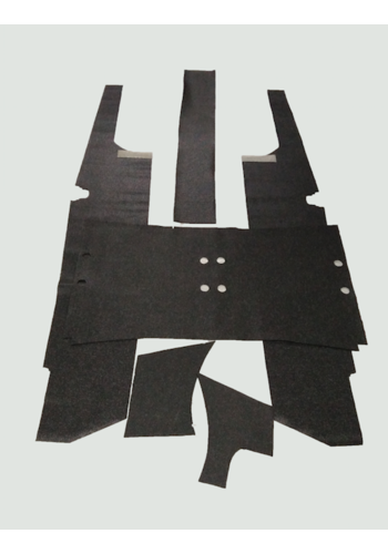  Citroën ID/DS Floor trim set dark gray 6 pieces Citroën ID/DS 