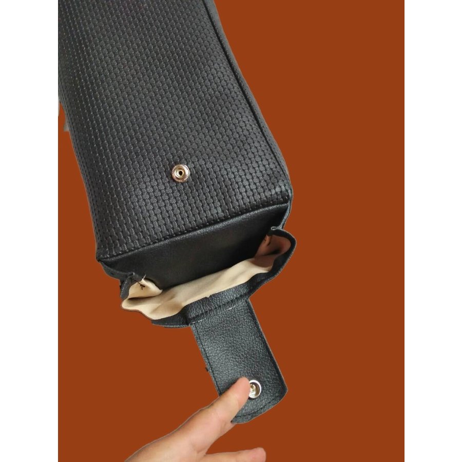 Central armrest black pvc for Dyane Ami Visa etc Citroën 2CV-2