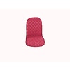 2CV Original seat cover set for rear bench in red leatherette Dyane Citroën 2CV