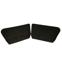 thumb-Set of 2 doorpanels black leatherette for Acadiane-1