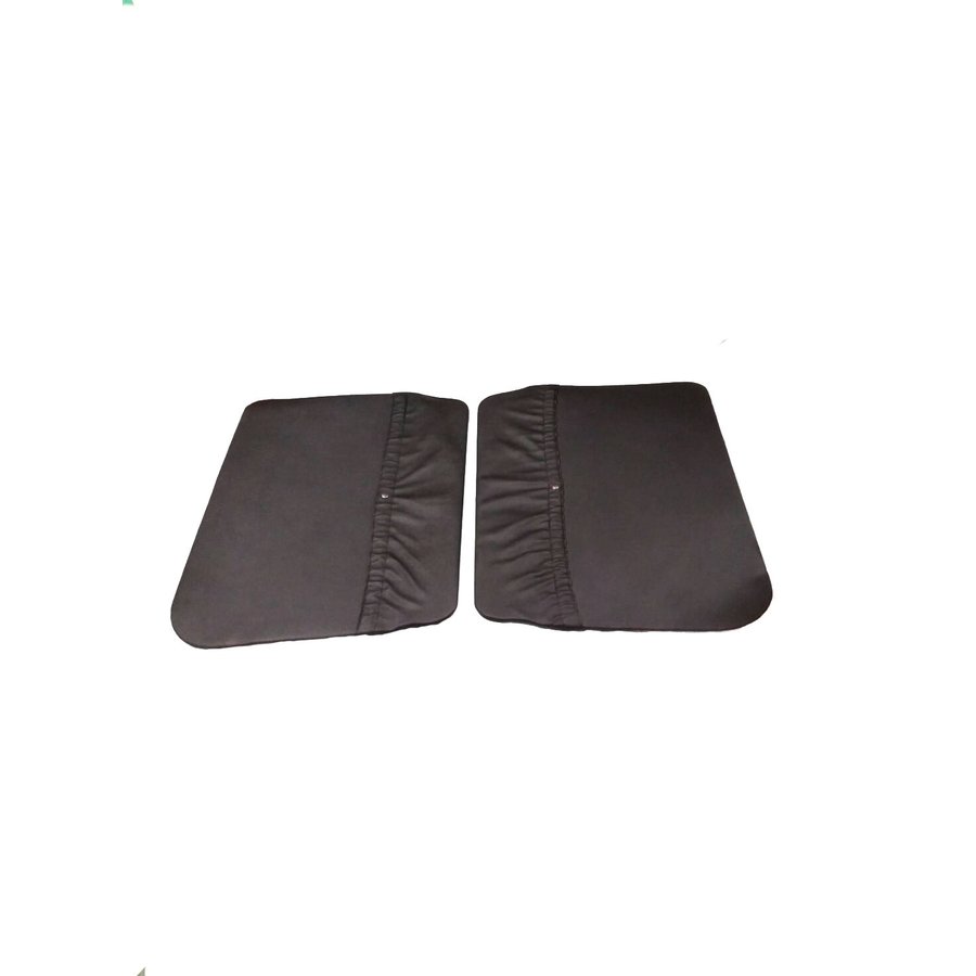 Set of 2 doorpanels black leatherette for Acadiane-2