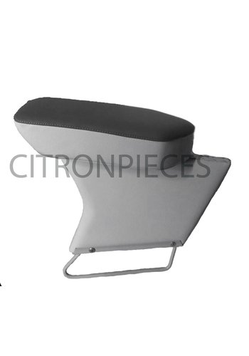  Citroën ID/DS Accoudoir central complet garni tissu gris et simili mastic Citroën ID/DS 