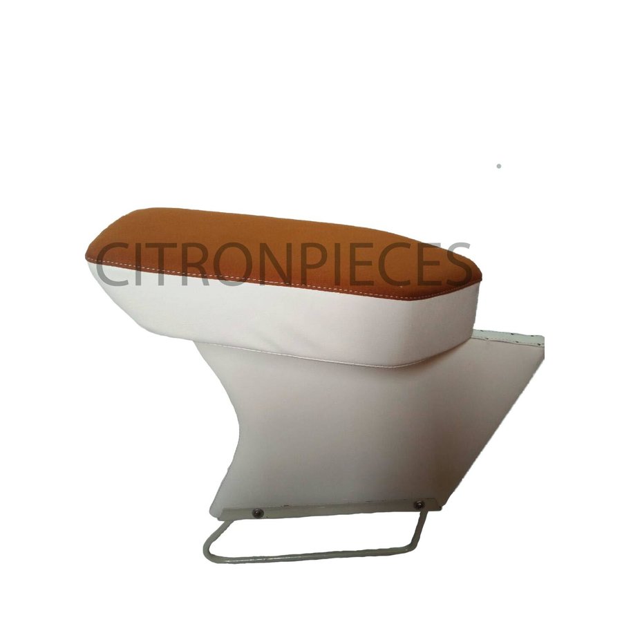 Central armrest yellow/brown cloth Citroën ID/DS-1