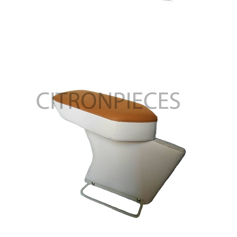 Central armrest yellow/brown cloth Citroën ID/DS-2