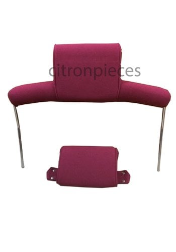  Citroën ID/DS Head rest with red cloth trimming wide model 2 pieces Citroën ID/DS 