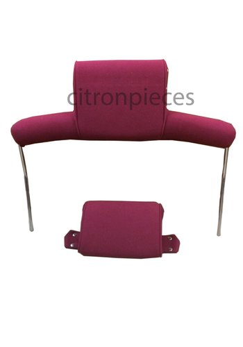  Citroën ID/DS Kopfstütze (2 teilig) Stoff rot breites Modell Citroën ID/DS 