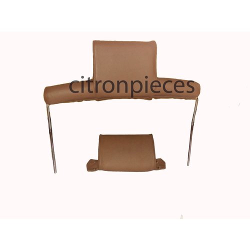  Citroën ID/DS Kopfstütze (2 teilig) Leder braun breites Modell Citroën ID/DS 