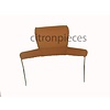 Citroën ID/DS Head rest with gold cloth trimming wide model 2 pieces Citroën ID/DS
