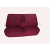 ID/DS Mounted rear bench in red cloth (central part 2 tones) Citroën ID/DS