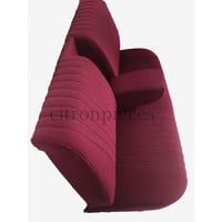 thumb-Mounted rear bench in red cloth (central part 2 tones) Citroën ID/DS-2