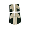 Citroën ID/DS Set deurschotten groen stof Citroën ID/DS