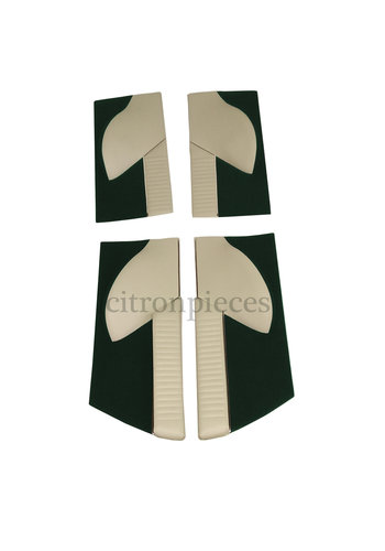  Citroën ID/DS Set deurschotten groen stof Citroën ID/DS 