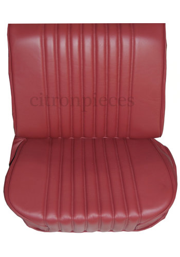  ID/DS Front seat cover red leather Citroën ID/DS 