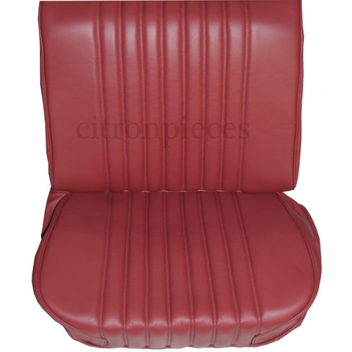  ID/DS Front seat cover red leather Citroën ID/DS 