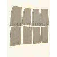 4 supports en jute pour banquette de DYANE Citroën 2CV