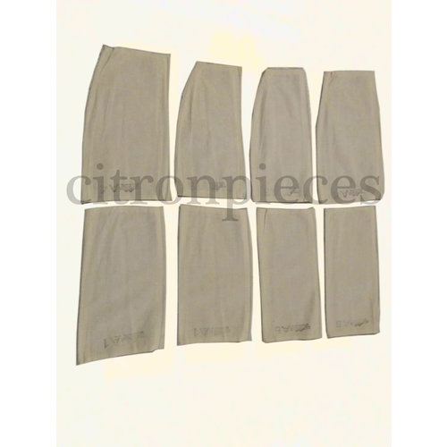  Citroën 2CV 4 cloth material spring fixition pads for the bench Dyane Citroën 2CV 
