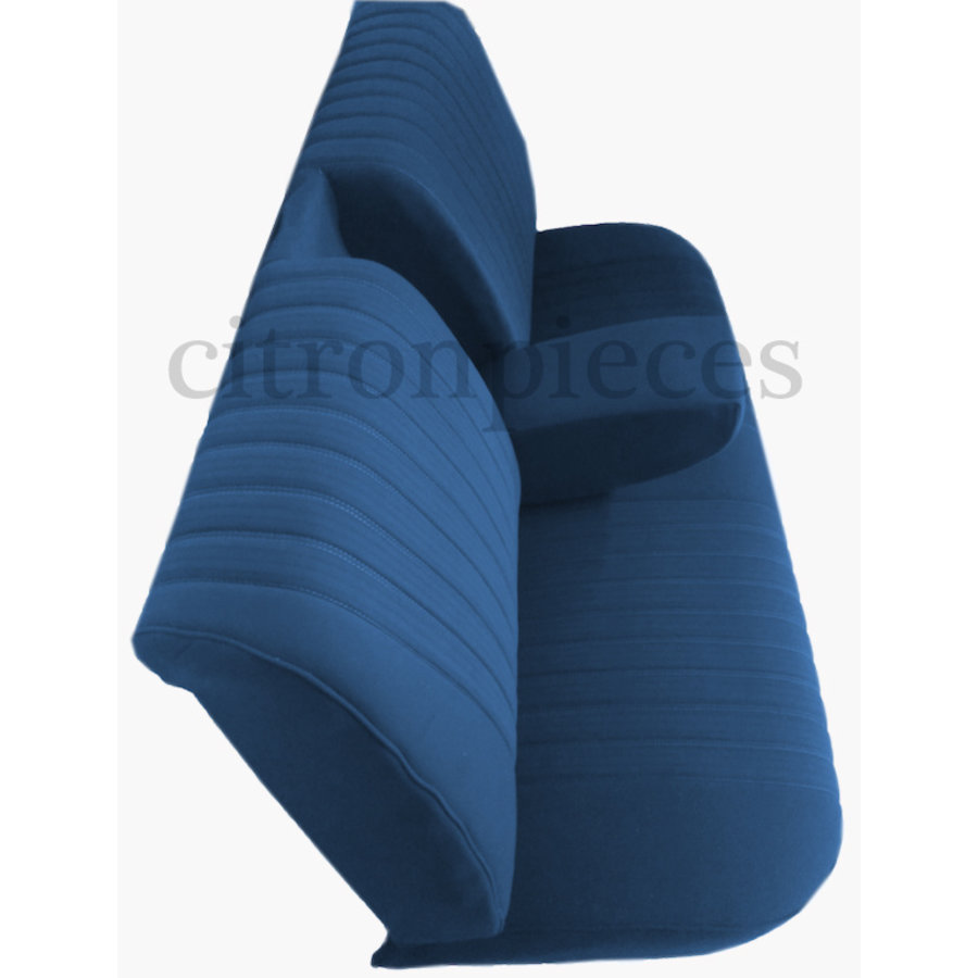 Rear bench fully mounted pallas 70-73 blue cloth Citroën ID/DS-2