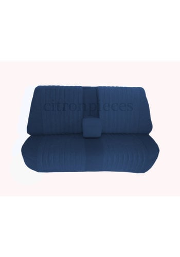  Citroën ID/DS Rear bench fully mounted pallas 70-73 blue cloth Citroën ID/DS 