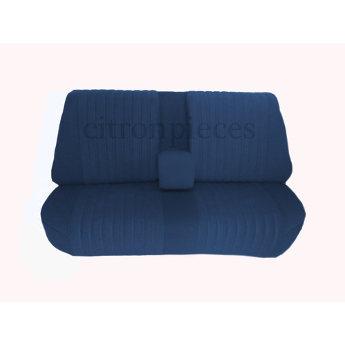  Citroën ID/DS Rear bench fully mounted pallas 70-73 blue cloth Citroën ID/DS 