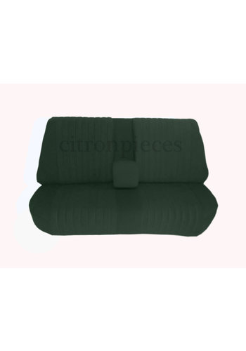  Citroën ID/DS Mounted rear bench in green cloth (central part 2 tones) Citroën ID/DS 