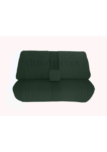  ID/DS Mounted rear bench in green cloth (central part 2 tones) Citroën ID/DS 