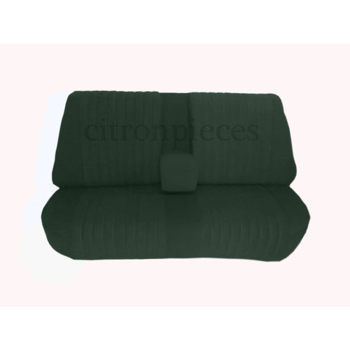  Citroën ID/DS Mounted rear bench in green cloth (central part 2 tones) Citroën ID/DS 