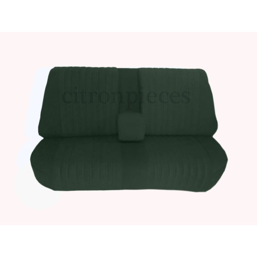  ID/DS Mounted rear bench in green cloth (central part 2 tones) Citroën ID/DS 