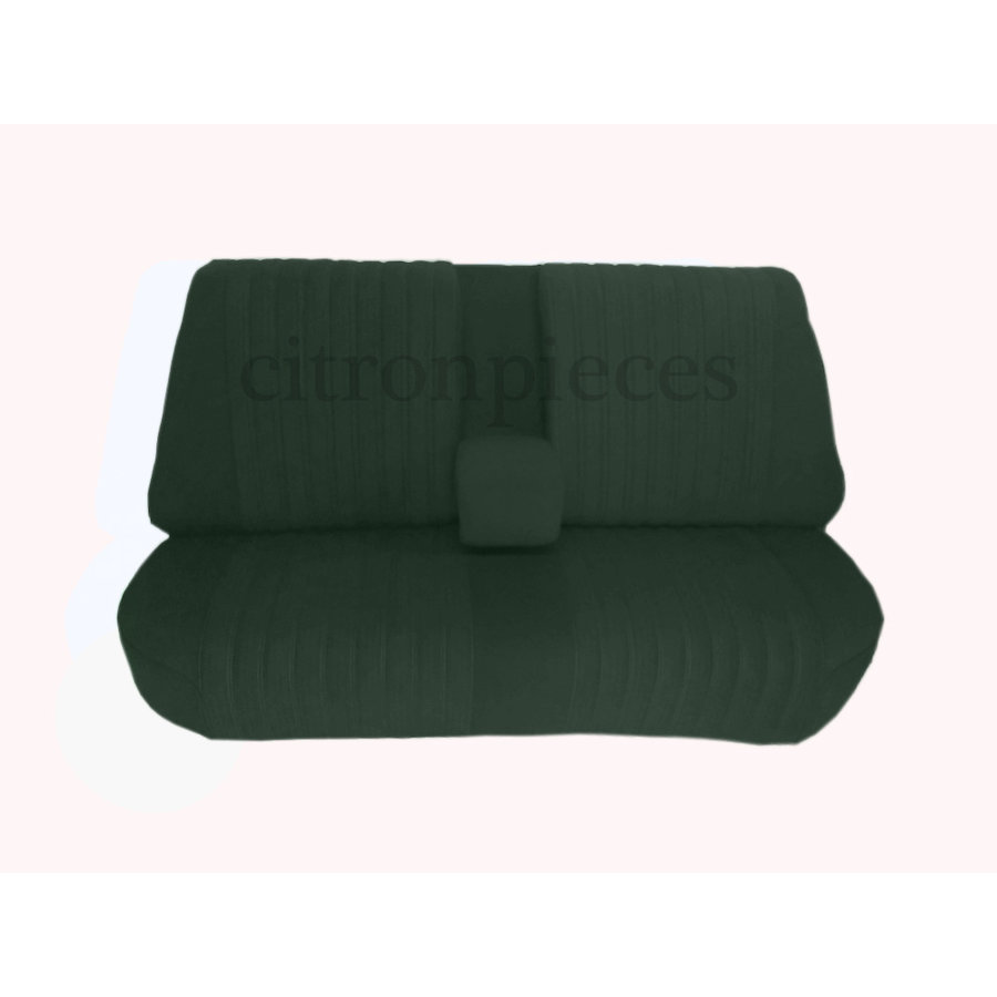 Rear bench fully mounted pallas 70-73 gray cloth Citroën ID/DS-1