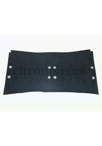  ID/DS Floor trim under front seats in vinyl laminated with underlayer Citroën ID/DS 