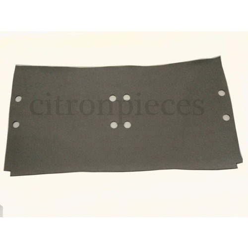  Citroën ID/DS Floor trim under front seats in light gray vinyl laminated with underlayer Citroën ID/DS 