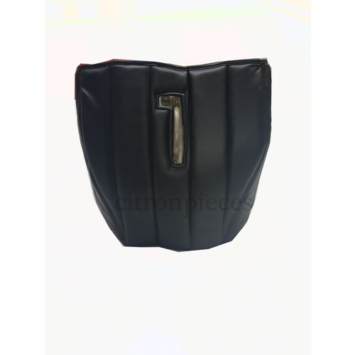  Citroën HY Housse insonorisante recouvrant la separation moteur skai noir couture en bande sans pochette pour carte (logo Citroën) Citroën HY 