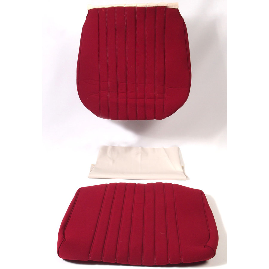 Front seat cover Pallas 1969 red cloth Citroën ID/DS RAL 3004-3