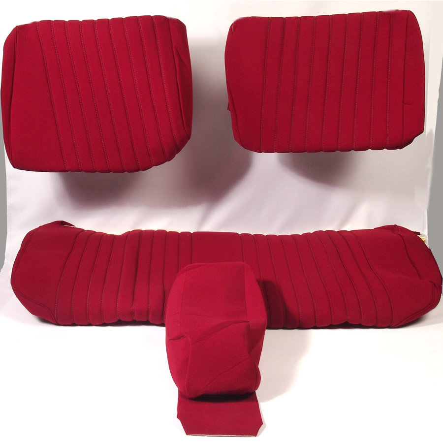 Rear bench cover pallas from from 69 red cloth Citroën ID/DS-2