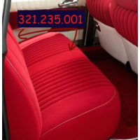 thumb-Cover set red fabric Pallas (WITHOUT WHITE  LEATHERETTE PIECE BEHIND FRONT SEAT) '69 Citroën ID / DS-4