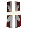 Citroën ID/DS Set of 4 door cards in red cloth (pallas) Citroën ID/DS