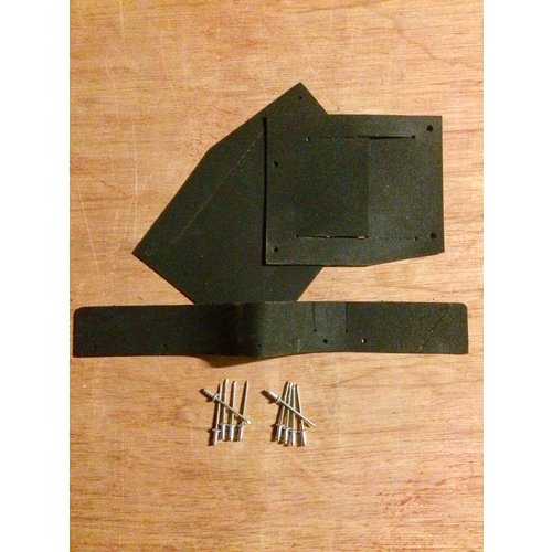  ID/DS Set of rubbers for front fender 62-75 ID/DS 10 pop nails included 