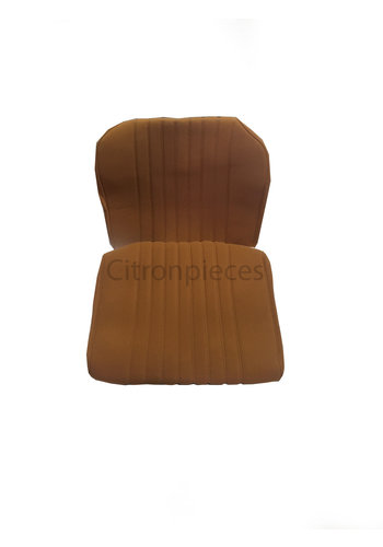  ID/DS Garniture siège AV en étoffe jaune unie pour assise + dossier Panneau de fermeture en simili blanchâtre Citroën ID/DS 