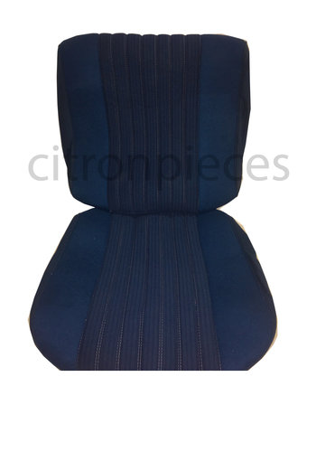  ID/DS Front seat cover pallas 70-73 blue cloth Citroën ID/DS 