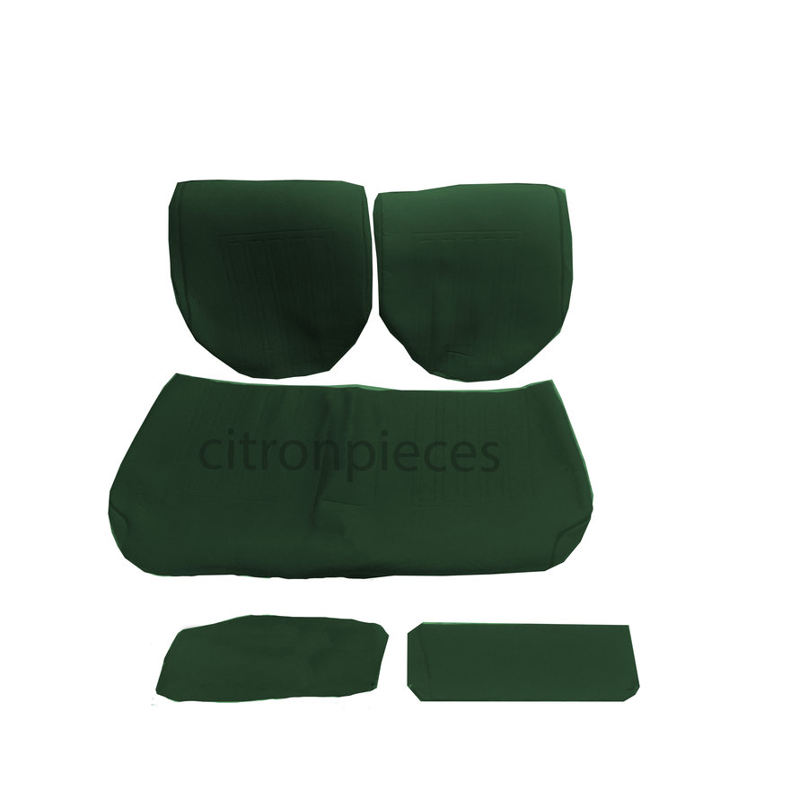 Rear bench coveruperpecial green cloth Citroën ID/DS-1