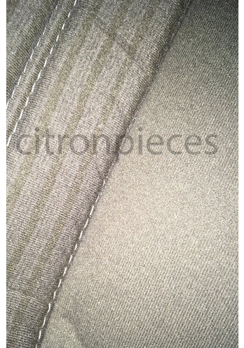  Citroën ID/DS Garniture pour banquette AR PA en étoffe gris (partie centrale en deux tons) pour assise 1 pièce dossier 4 pièces Citroën ID/DS 
