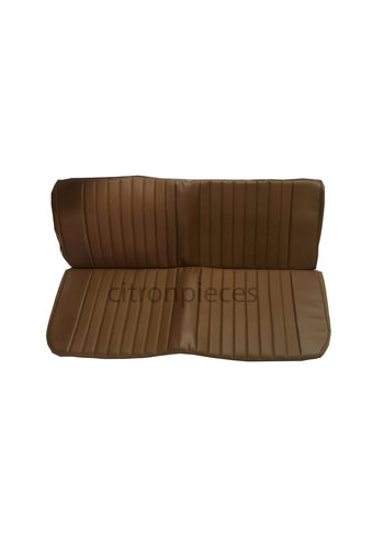  ID/DS Rear seat safari brown leatherette Citroën ID/DS 