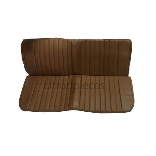  Citroën ID/DS Garniture origine banquette AR BK simili marron (assise 1 pièce dossier 1 pièce) Citroën ID/DS 